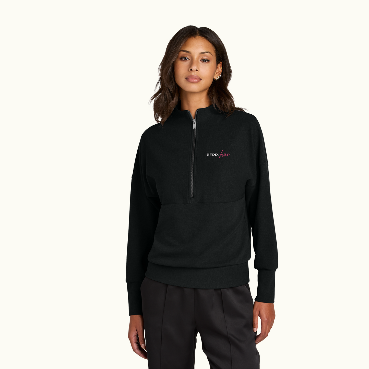 Linear Texture 1/4-Zip