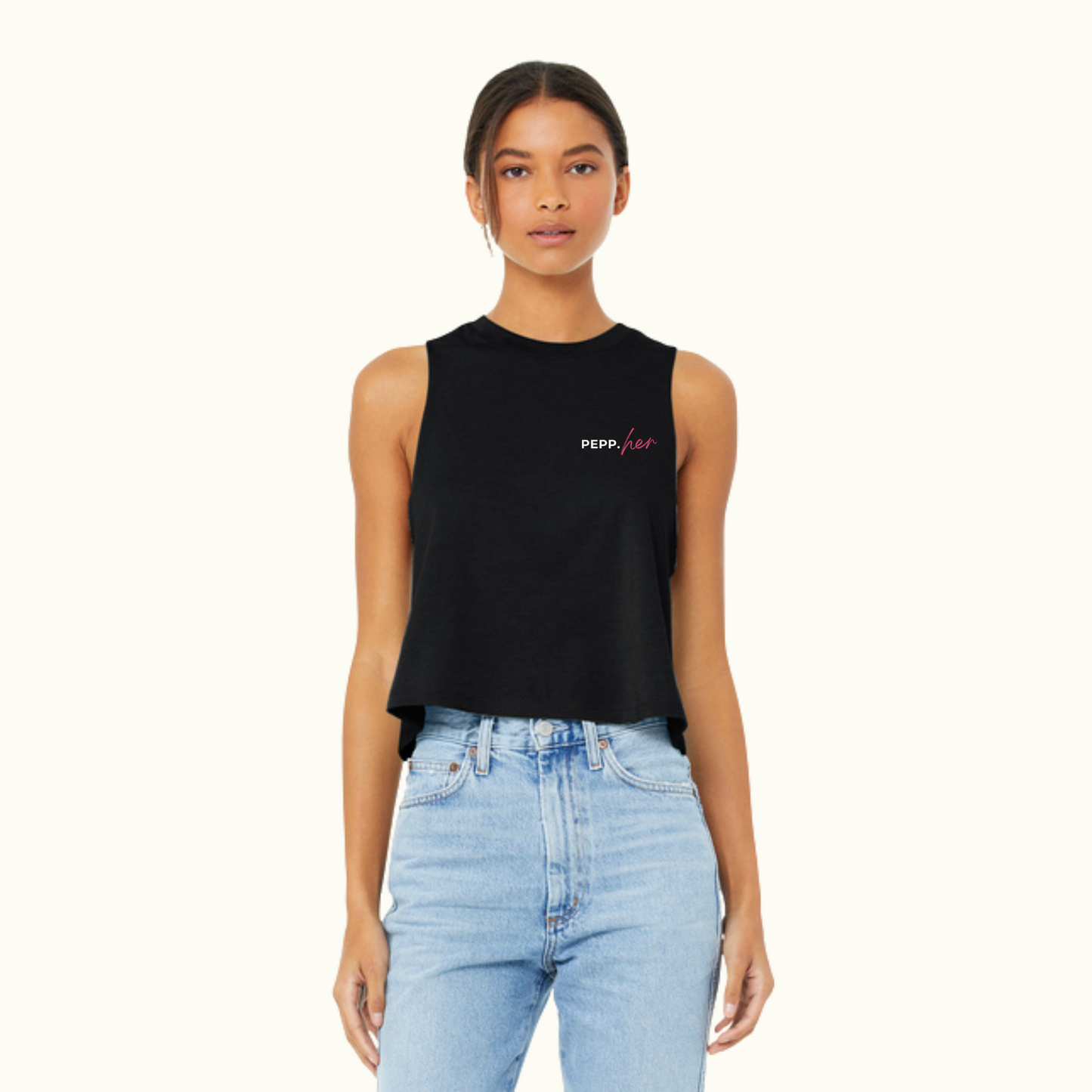 Workout Racerback Cropped Tank