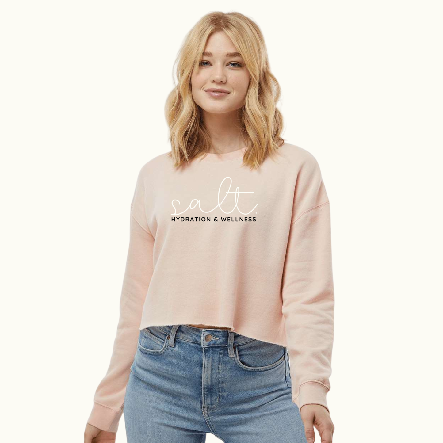Women's Lightweight Crop Sweatshirt