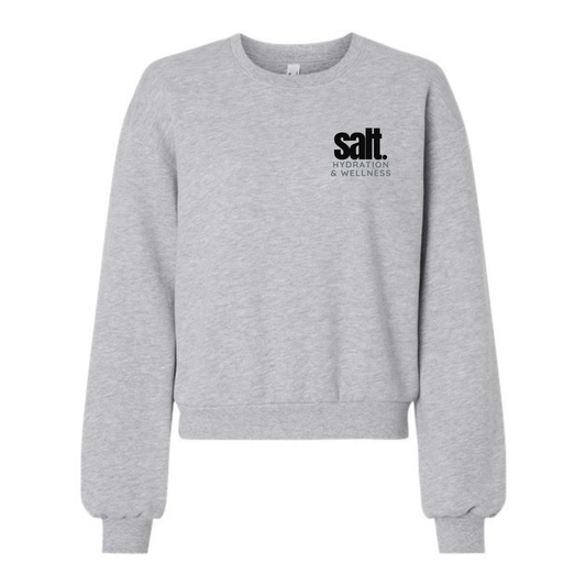 Balloon Sleeve Crewneck Sweatshirt