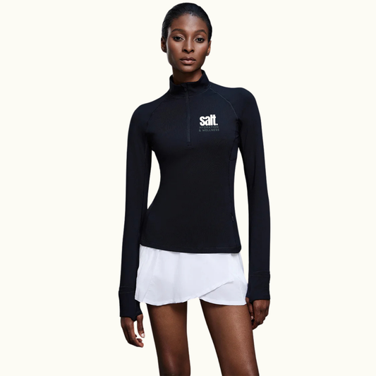 1/4 Zip Slim Fit Workout Long Sleeve