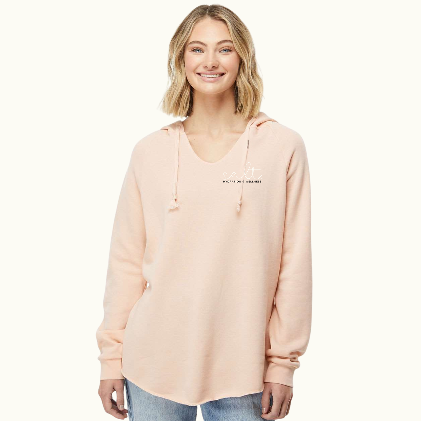 Women's Lightweight California Wave-Wash Hooded Sweatshirt