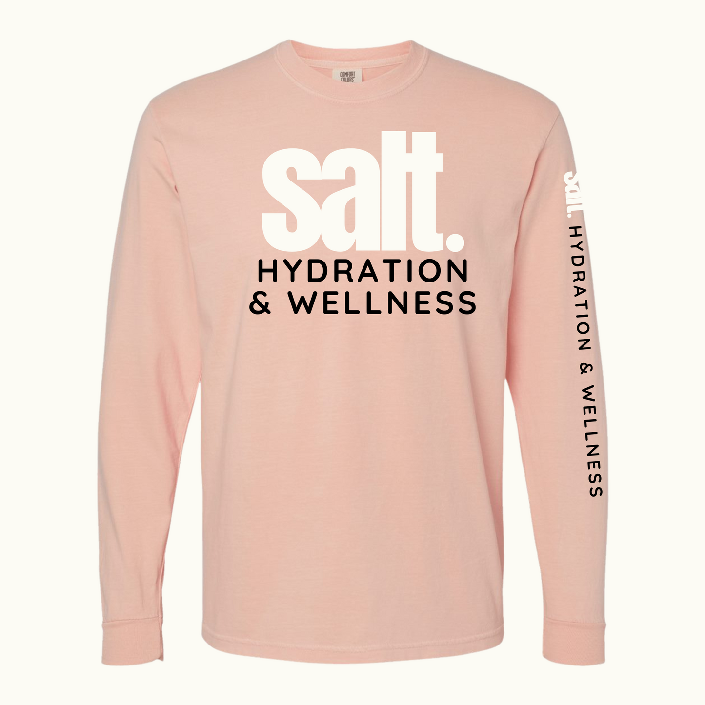 Peach Heavy Weight Long Sleeve Tee