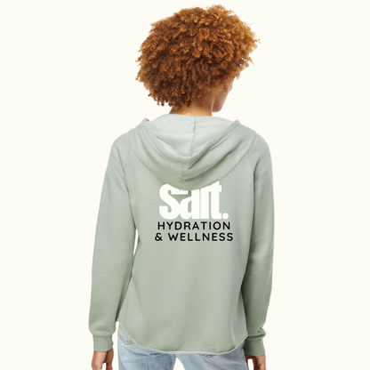 Women's Lightweight California Wave-Wash Full Zip Hooded Sweatshirt