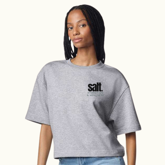 Women's French Terry Mid-Length Boxy Top