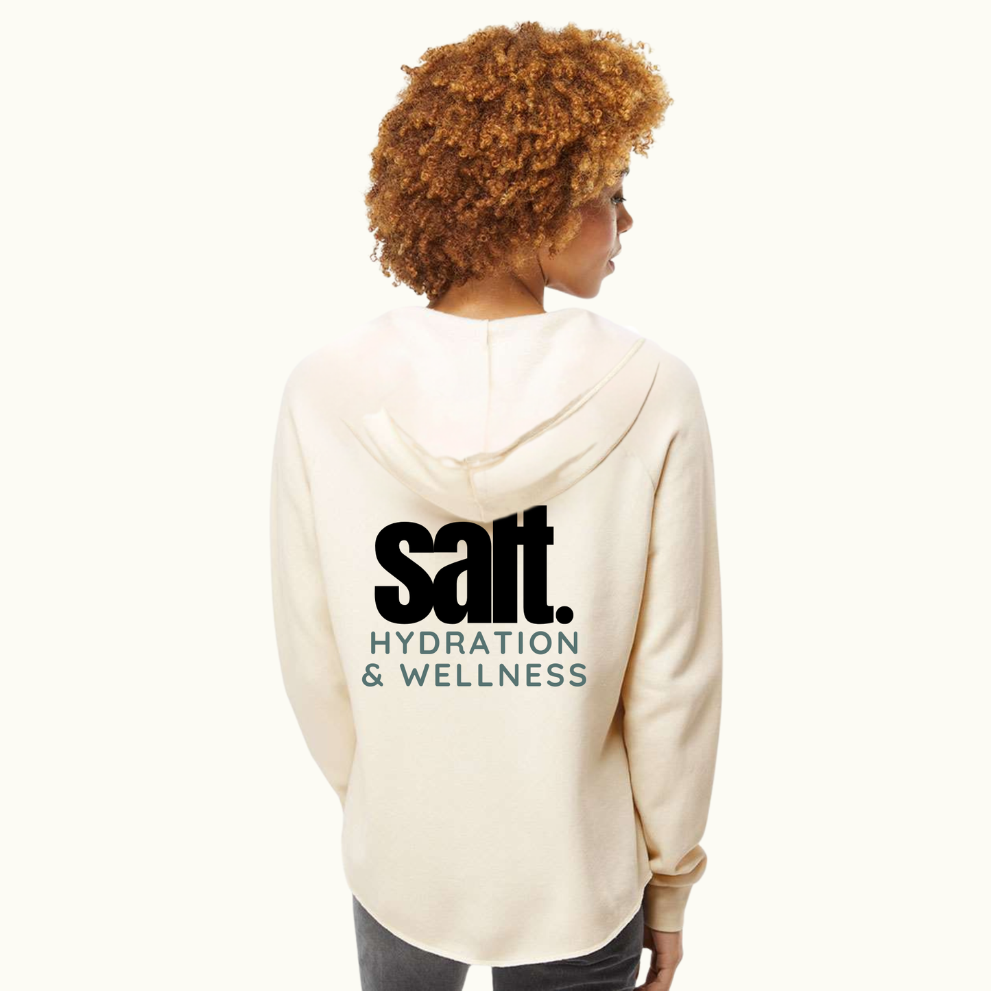 Women's Lightweight California Wave-Wash Full Zip Hooded Sweatshirt