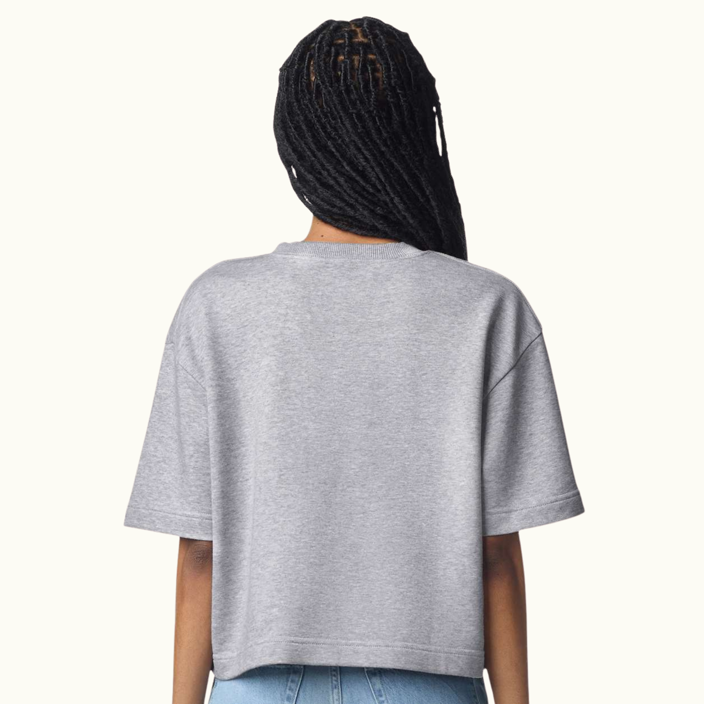 Women's French Terry Mid-Length Boxy Top