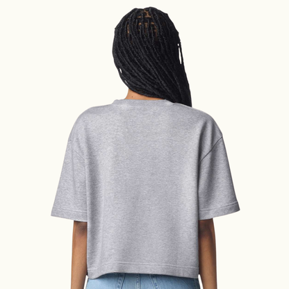 Women's French Terry Mid-Length Boxy Top