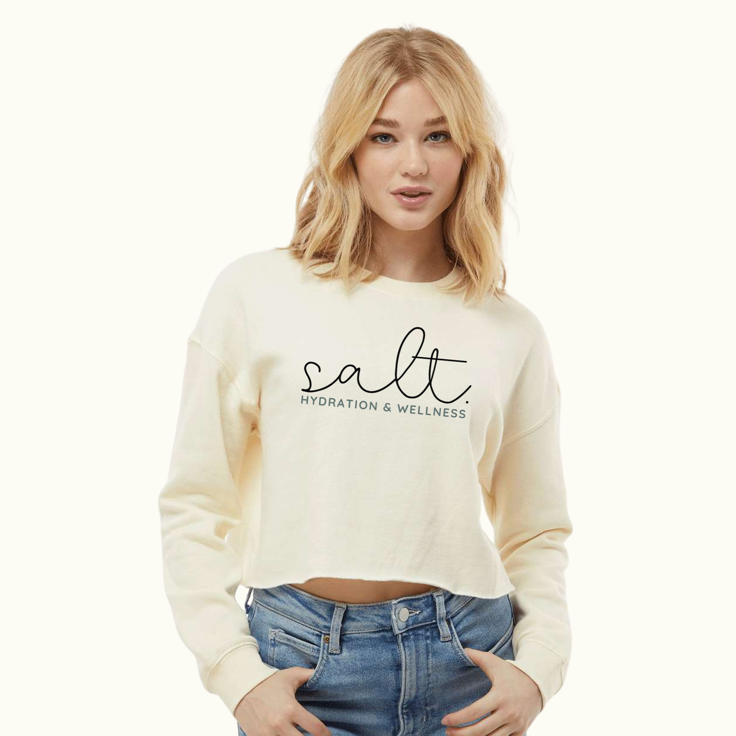 Women's Lightweight Crop Sweatshirt