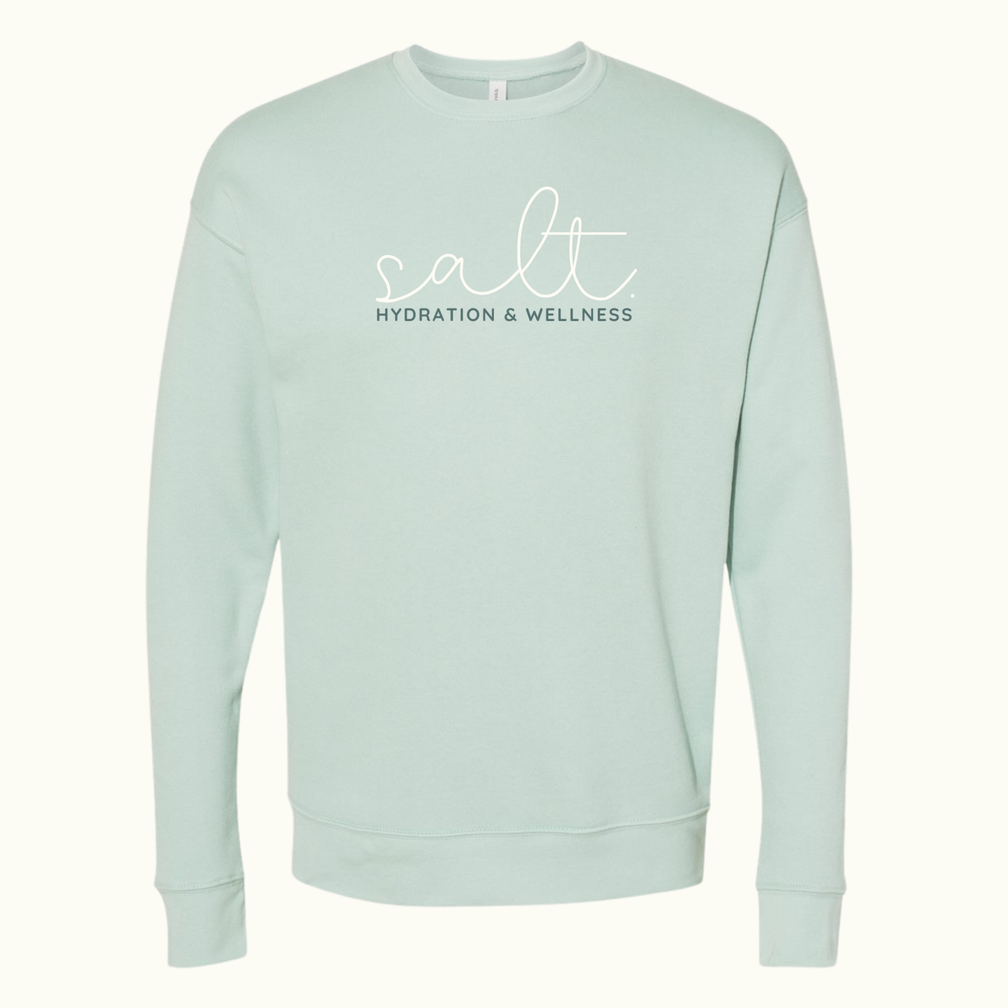 Dusty Blue Script Crewneck Sweatshirt