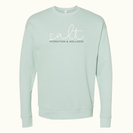 Dusty Blue Script Crewneck Sweatshirt