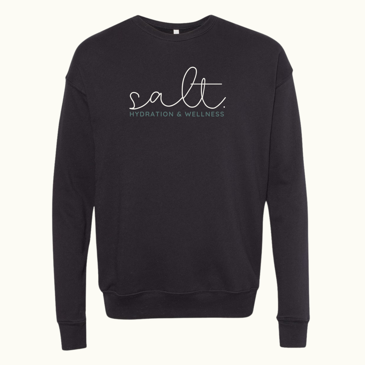 Black Script Crewneck Sweatshirt