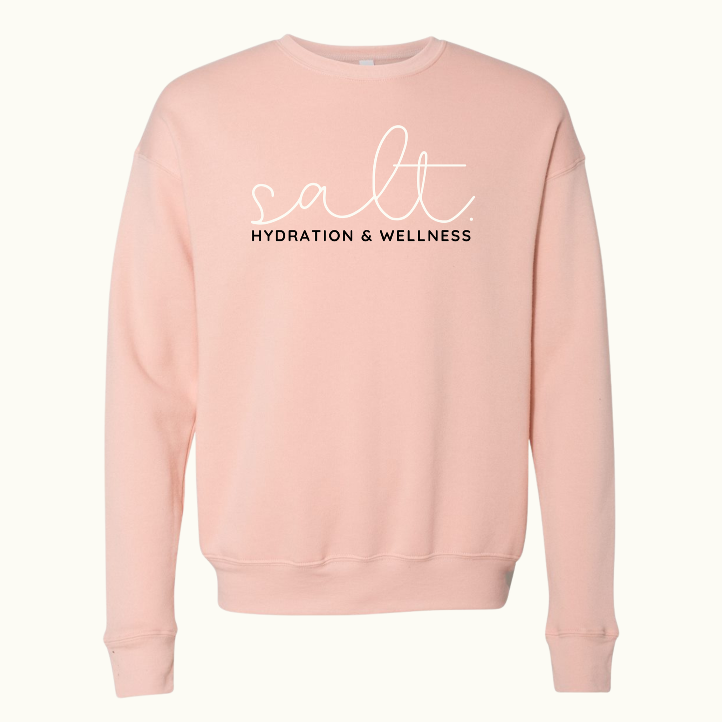 Peach Script Crewneck Sweatshirt