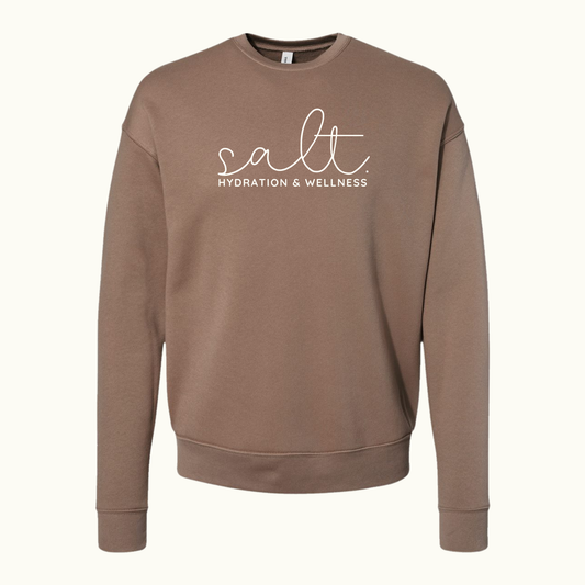 Vintage Brown Script Crewneck Sweatshirt